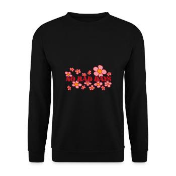 NoBadDays 2 black - Unisex Sweatshirt - black - Front - Alina (178cm) & Michal (187cm)