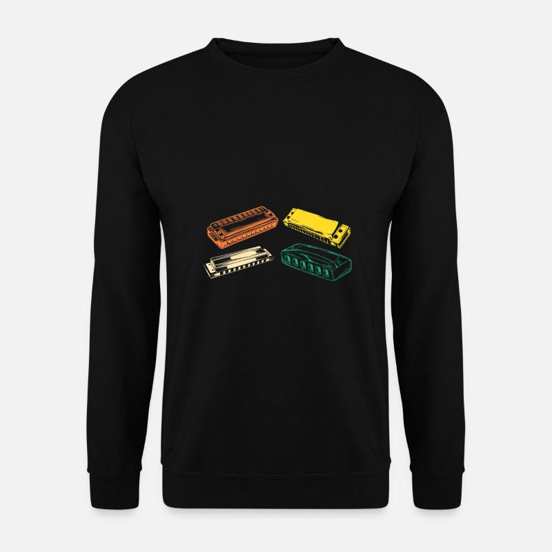 Harmonica Evolution Harmonica - Unisex Sweatshirt - black