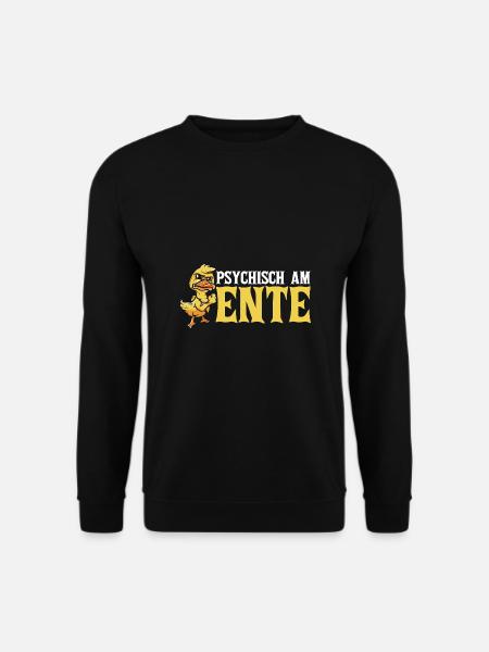 Psychisch Am Ente - Unisex Pullover - Schwarz