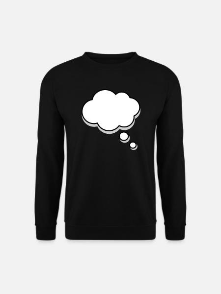 Thinking - Unisex Sweatshirt - black