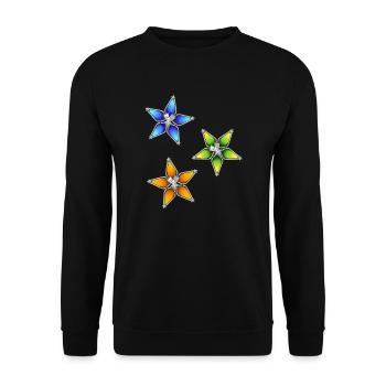 Wayfinder–Trio - Unisex Pullover - Schwarz - Vorne - Alina (178cm) & Michal (187cm)