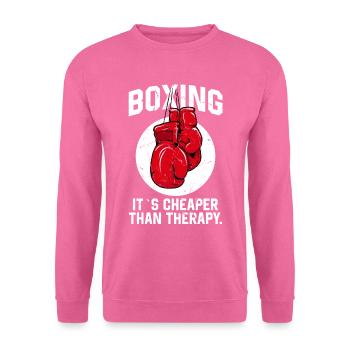 Boxing it ́s cheaper than Therapie Boxer Sport - Unisex Sweatshirt - pink - Front