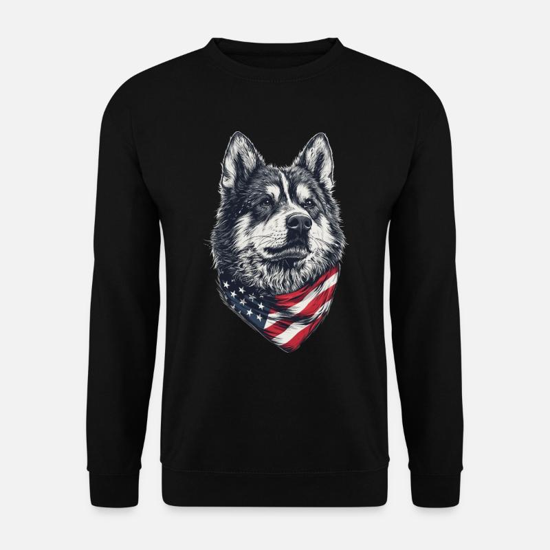 Akita - Unisex Pullover - Schwarz