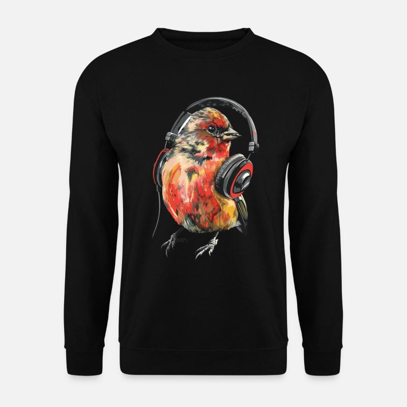 Finch Bird - Unisex Pullover - Schwarz