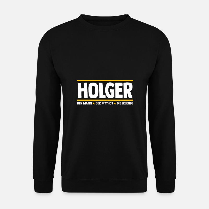 Holger - Unisex Pullover - Schwarz