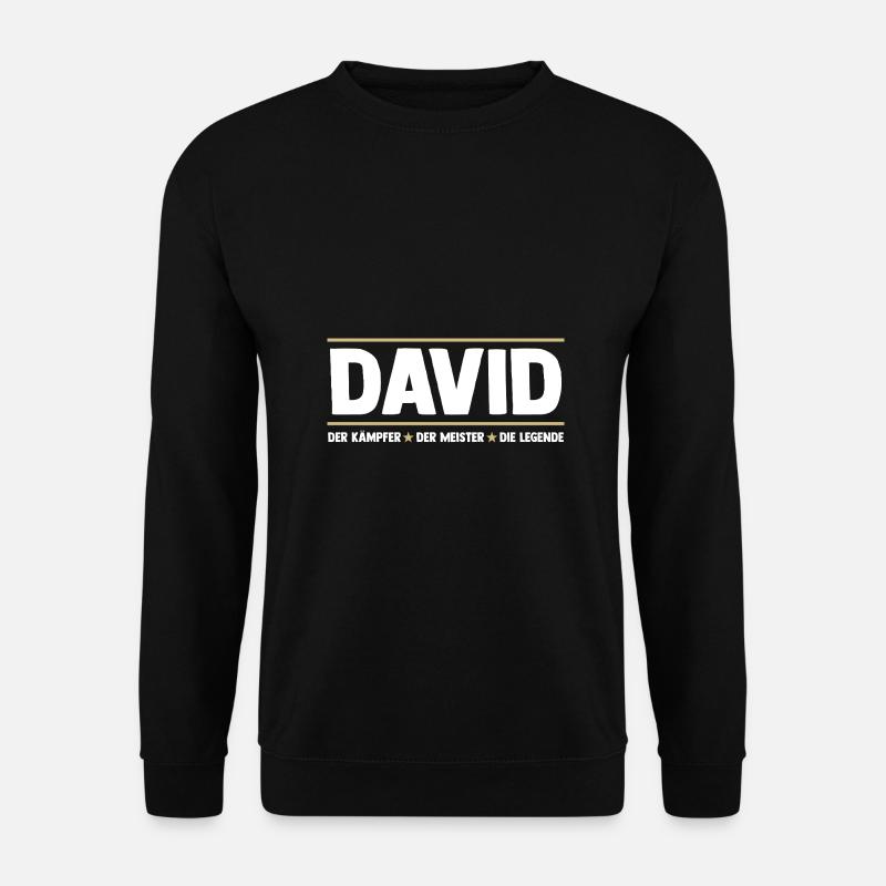 David - Unisex Sweatshirt - black
