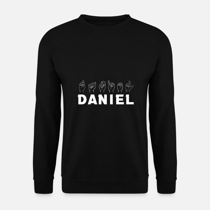 Sign Language Daniel - Unisex Sweatshirt - black