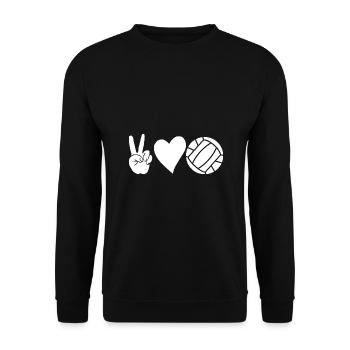 Joueurs de handball Handball - Sweat-shirt Unisexe - noir - Devant - Alina (178cm) & Michal (187cm)