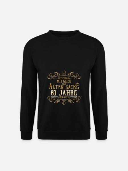 Mitglied Alte Säcke 60 Jahre großartig - Unisex Pullover - Schwarz