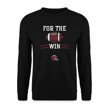 Pour la victoire - Football - Sweat-shirt Unisexe - noir - Devant - Alina (178cm) & Michal (187cm)