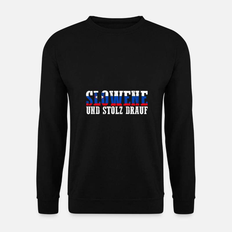 Slowenen Slowenien - Unisex Pullover - Schwarz
