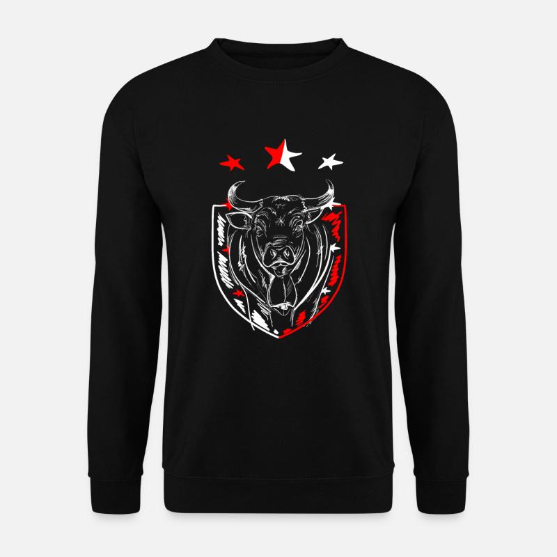 Walliser Vache d'Hérens Design für Vach-Fans - Unisex Pullover - Schwarz