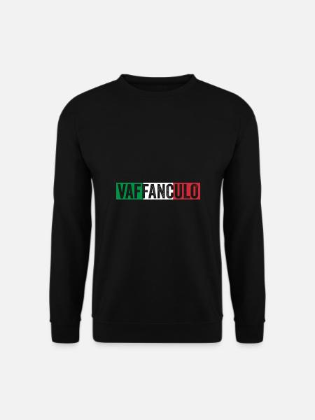 Italy Italian Vaffanculo - Unisex Sweatshirt - black