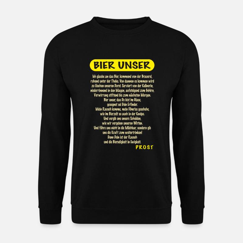 SD - Das weltbekannte Bier unser - the original - - Unisex Pullover - Schwarz