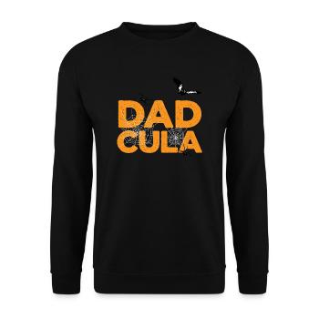 Halloween DADCULA - Unisex Sweatshirt - black - Front - Alina (178cm) & Michal (187cm)