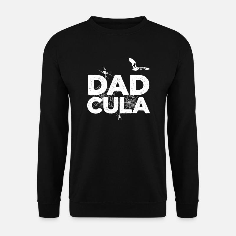 Halloween DADCULA Papa - Unisex Pullover - Schwarz