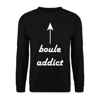 Boule Petanque Boccia Boules - Unisex Pullover - Schwarz - Vorne - Alina (178cm) & Michal (187cm)