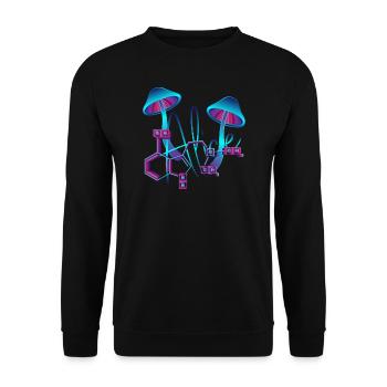 Trash Asset - Alice [violette] - Sweat-shirt Unisexe - noir - Devant - Alina (178cm) & Michal (187cm)