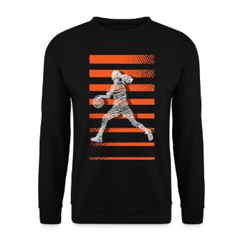Basketball Basketball Women Basketball - Unisex Sweatshirt - black - Front - Alina (178cm) & Michal (187cm)