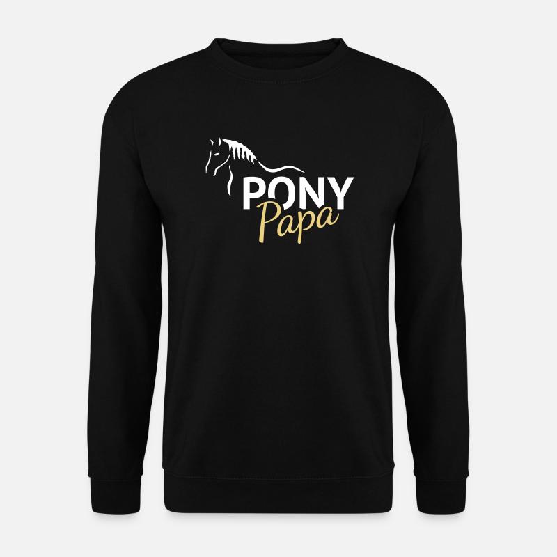 Ponypapa Pony - Unisex Sweatshirt - black
