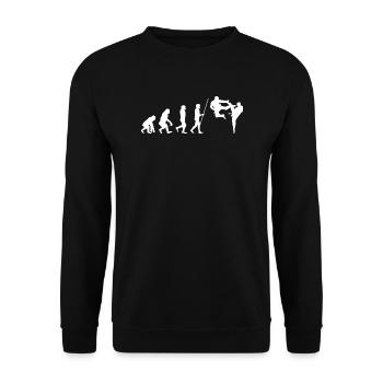Martial Arts Evolution - Unisex Pullover - Schwarz - Vorne - Alina (178cm) & Michal (187cm)