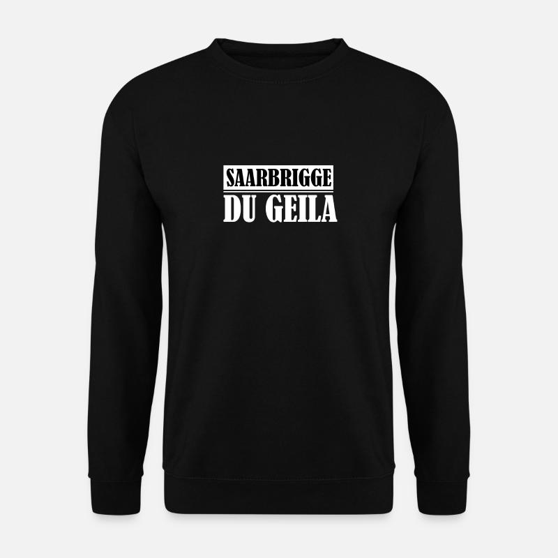 Saarbrigge du Geila - Unisex Pullover - Schwarz