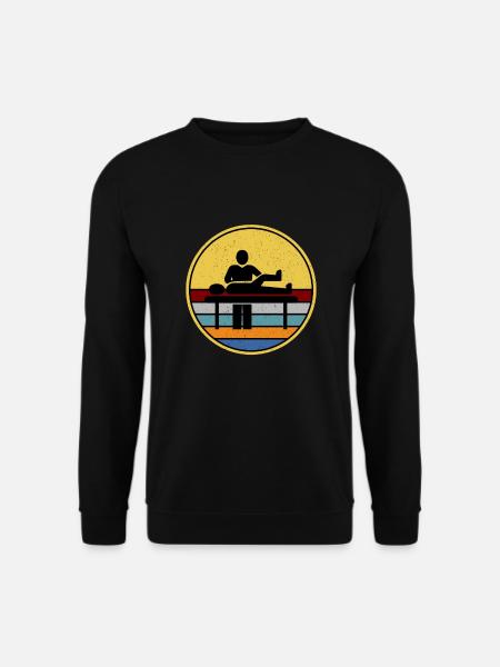 Physiotherapeut Physio Massage Beruf Reha Masseur - Unisex Pullover - Schwarz