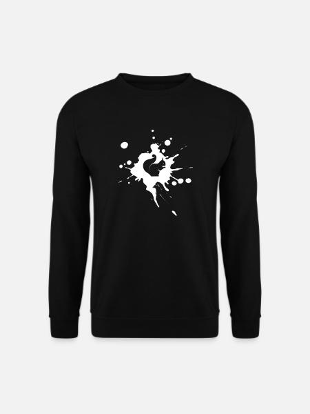 Eichhörnchen Tier Nagetier Wald Squirrel Niedlich - Unisex Pullover - Schwarz