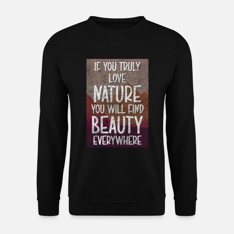 Forest Camping Animals - Unisex Sweatshirt - black