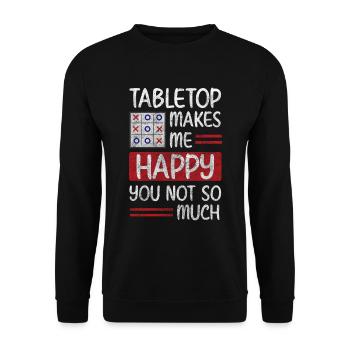 Spiel Nerd Spieler - Unisex Pullover - Schwarz - Vorne - Alina (178cm) & Michal (187cm)