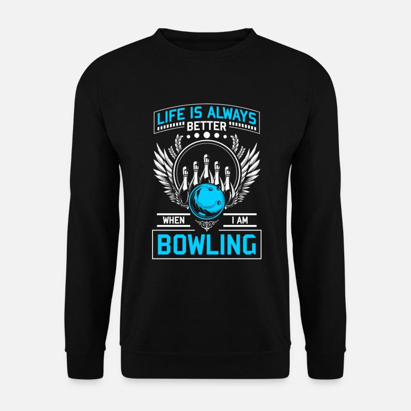 Bowling Ball Bowling Team - Unisex Sweatshirt - black