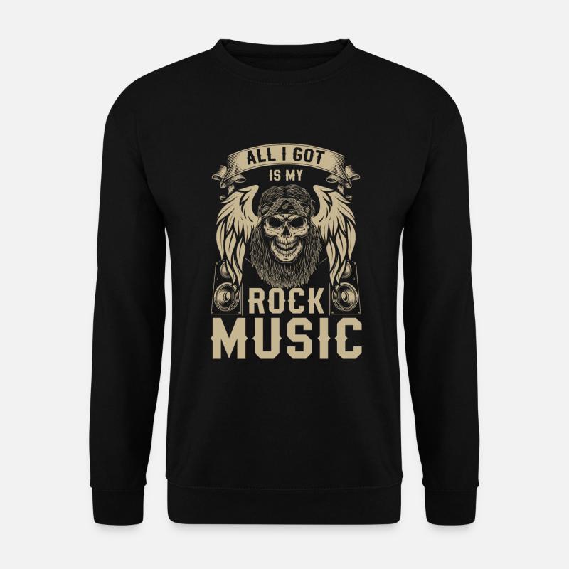 Rock Hardrocker Heavy Metal - Unisex Pullover - Schwarz