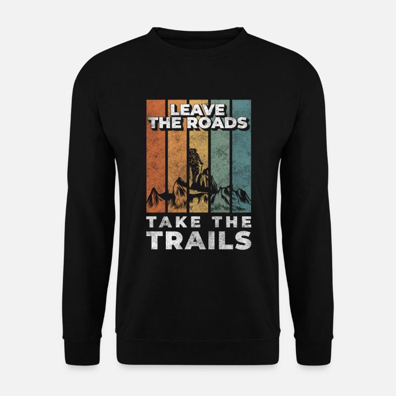 Climbers Hikers Hobby Climbing Wall - Unisex Sweatshirt - black