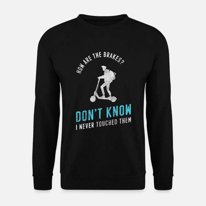 E-Scooter Electrics Kids - Unisex Sweatshirt - black