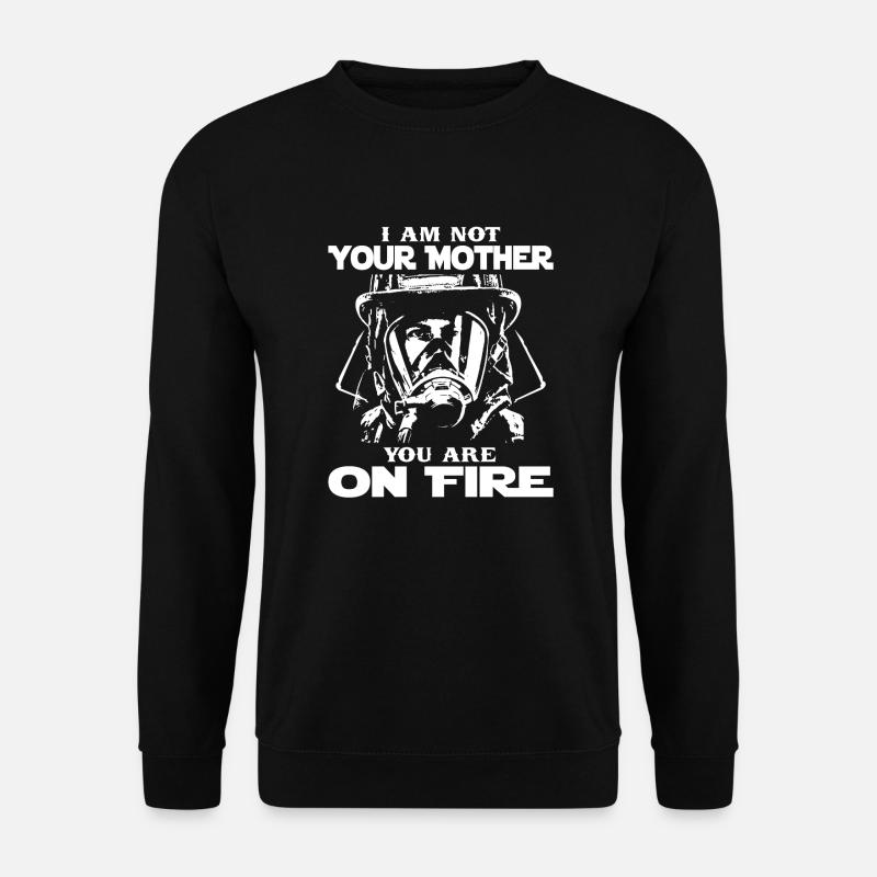 Fire fireman firefighter wife gift - Unisex Sweatshirt - black