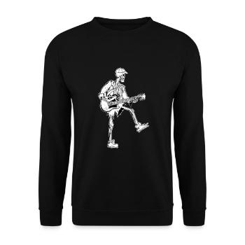 Rock Punk guitar guitare player - Sweat-shirt Unisexe - noir - Devant - Alina (178cm) & Michal (187cm)