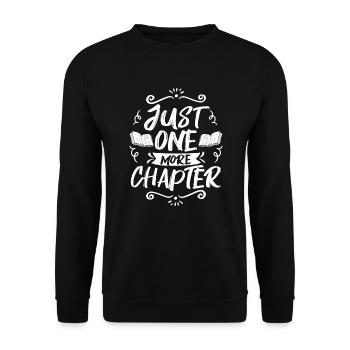 Book books reading reader librarian bookworm - Unisex Sweatshirt - black - Front - Alina (178cm) & Michal (187cm)