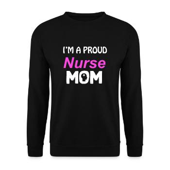 Infirmier infirmier - Sweat-shirt Unisexe - noir - Devant - Alina (178cm) & Michal (187cm)