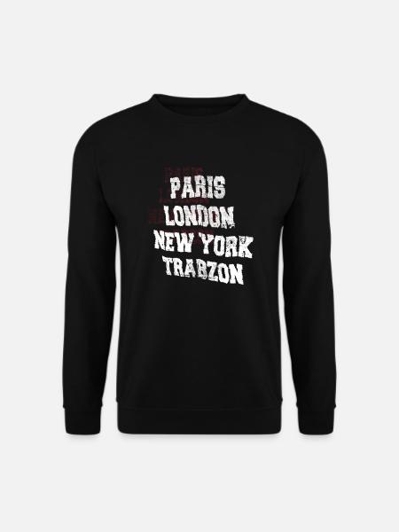 Trabzon Stadt - Unisex Pullover - Schwarz