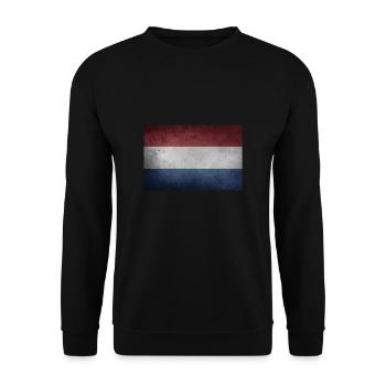 Netherlands - Unisex Sweatshirt - black - Front - Alina (178cm) & Michal (187cm)