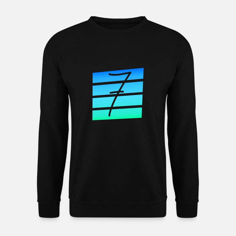 7 - Sweat-shirt Unisexe - noir