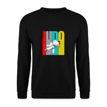 Judo Judo Judo Judo - Unisex Sweatshirt - black - Front - Alina (178cm) & Michal (187cm)
