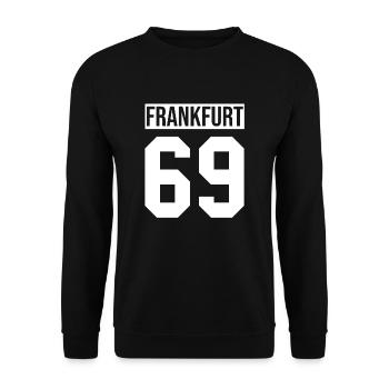 Francfort - Sweat-shirt Unisexe - noir - Devant - Alina (178cm) & Michal (187cm)