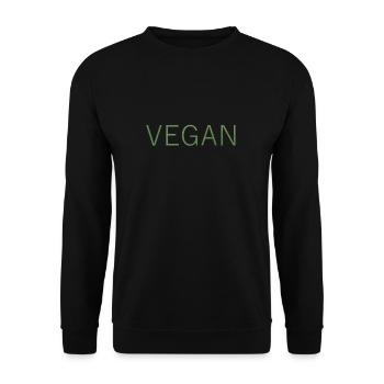 Vegan - Unisex Pullover - Schwarz - Vorne - Alina (178cm) & Michal (187cm)