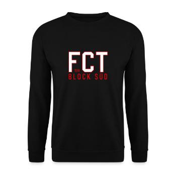 FCT Thun - Unisex Sweatshirt - black - Front - Alina (178cm) & Michal (187cm)