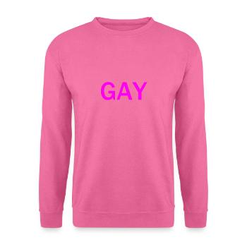 Gay - Unisex Pullover - Pink - Vorne