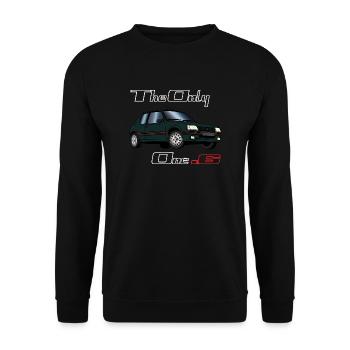 205 1,6 1991 1992 Vert Sorrento - Sweat-shirt Unisexe - noir - Devant - Alina (178cm) & Michal (187cm)