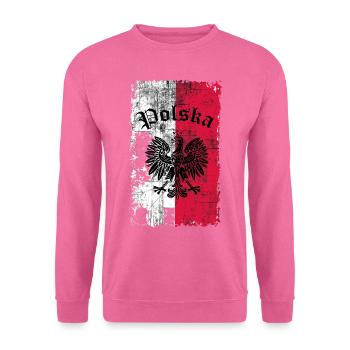Polska - Unisex Pullover - Pink - Vorne