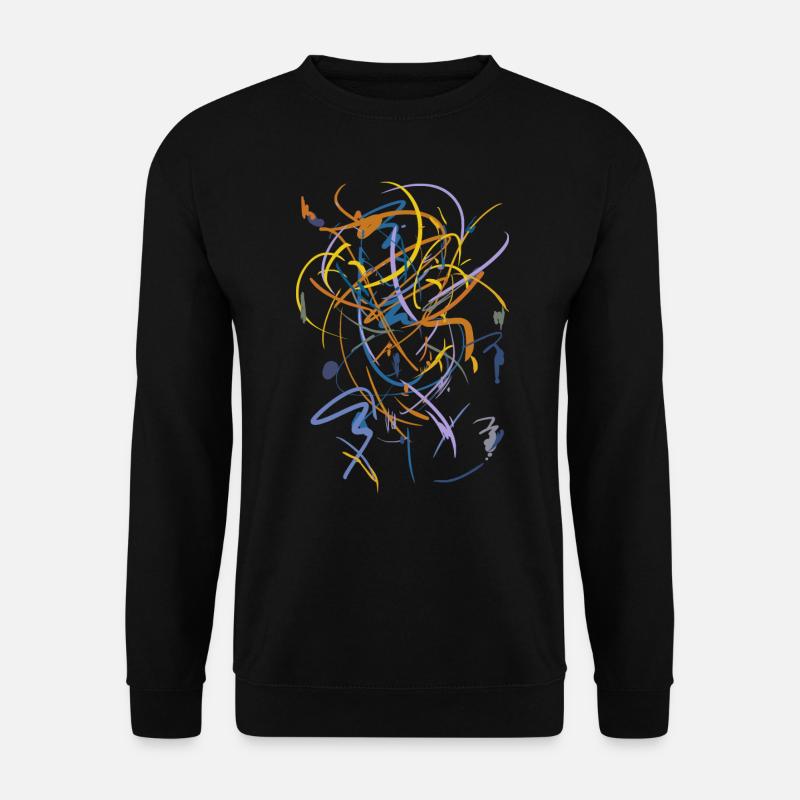 Abstract - Unisex Sweatshirt - black