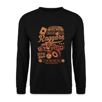 Ragger Collage T-Shirts - Unisex Pullover - Schwarz - Vorne - Alina (178cm) & Michal (187cm)